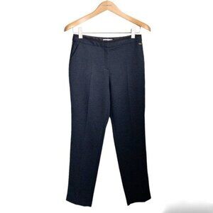 Per Una Dress Pants Black and Blue Diamond Pattern Womens Size 10 Contemporary